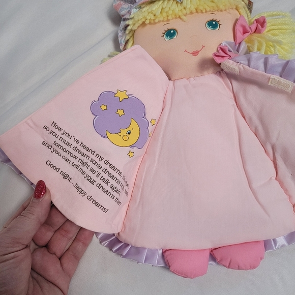 Vintage Amtoy Dolly Tales Plush Doll Nursery Tales Book Doll 1987 - Picture 9 of 12